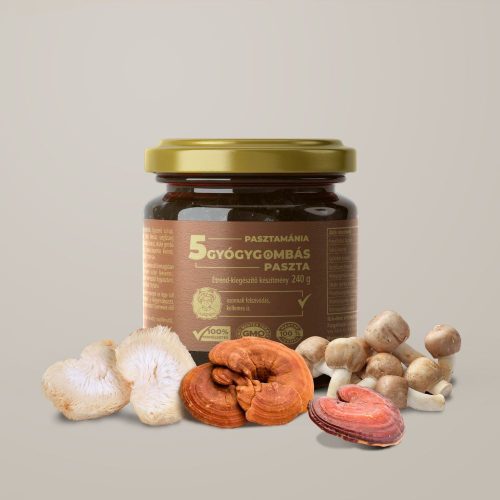 Pasztamánia – 5 Gyógygombás Paszta – 240g