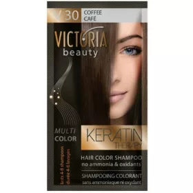   VICTORIA Keratin Therapy Hajszínező Sampon 40ml –; V30 Kávébarna