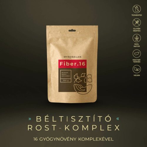 Myrobalan Fiber.16 béltisztító növényi rost-komplex 300 g
