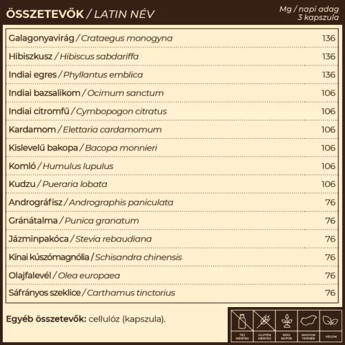 Myrobalan ShiVa gyógynövény komplex 60 db