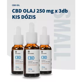 USA medical CBD Olaj 250 mg 30 ml x 3 db