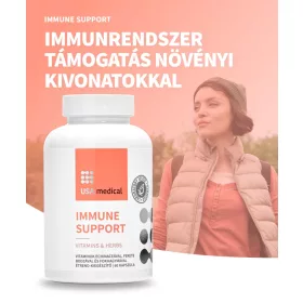   Usa medical Immunerősítés gyógynövény kivonatokkal és vitaminokkal 60 db