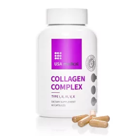   USA medical Kollagén kapszula 5 féle kollagénnel COLLAGEN COMPLEX – 60 db