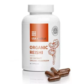   USA medical Pecsétviaszgomba kapszula acerola kivonattal ORGANIC REISHI – 60 db