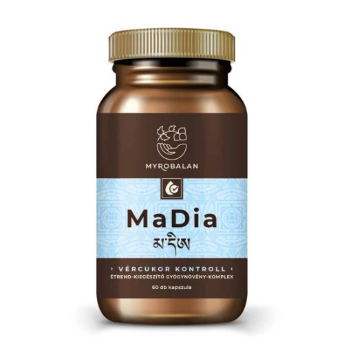 Myrobalan MaDia vércukor kontroll gyógynövény-komplex 60 db