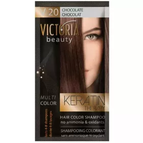   VICTORIA Keratin Therapy Hajszínező Sampon 40ml -  Csokoládébarna