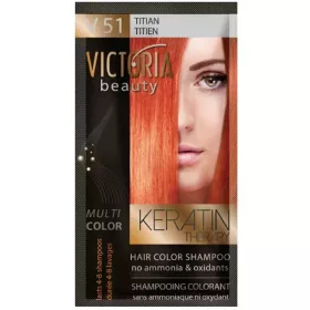   VICTORIA Keratin Therapy Hajszínező Sampon 40ml -  Titian Vörös