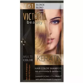   VICTORIA Keratin Therapy Hajszínező Sampon 40ml - V61 Szőke