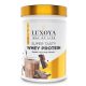 LUXOYA SUPER TASTY WHEY PROTEIN - PRÉMIUM FEHÉRJE ITALPOR 450 g PET - Dupla csokoládé ízű - VALÓDI CSOKIDARABOKKAL!