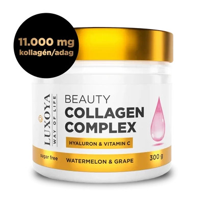 LUXOYA - BEAUTY COLLAGEN COMPLEX 11.000 mg ÍZLETES KOLLAGÉN ITALPOR 300 g - Görögdinnye-szőlő ízű