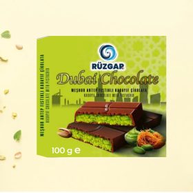   Premium handmade Dubai Chocolate I Prémium Kézműves Dubaj Csokoládé Kunafa Pisztáciával 100g