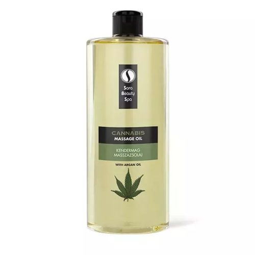 Sara Beauty Masszázsolaj - Kendermag "Mentes" 1000ml