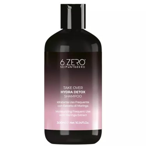 6.ZERO Take Over Sampon - Hydra Detox - SLES- és SLS mentes 300ml