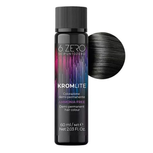 6.ZERO Kromlite Ammóniamentes Féltartós Hajfesték 60ml barna