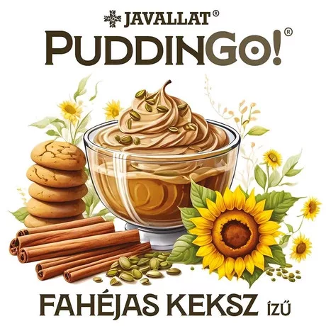 PuddinGo!® Fahéjas keksz ízű instant pudingpor 300 g 