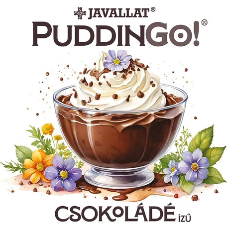 PuddinGo!® Csokoládé ízű instant pudingpor 300 g 