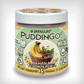   PuddinGo!® Banán és csokoládé ízű instant pudingpor 300 g 
