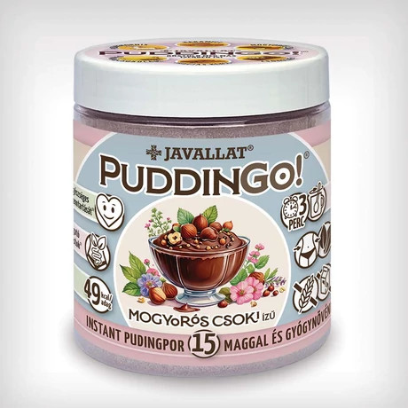 PuddinGo!® Mogyorós csoki ízű instant pudingpor 300 g 