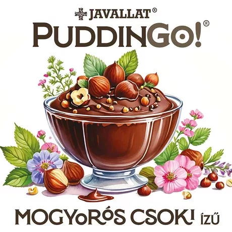 PuddinGo!® Mogyorós csoki ízű instant pudingpor 300 g 