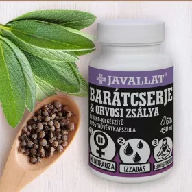 Barátcserje & orvosi zsálya 60 db-os kapszula 