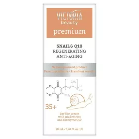   VICTORIA PREMIUM Arckrém Nappali Öregedésgátló 35+, Csiganyál kivonat+Q10 50ml