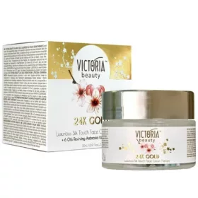   VICTORIA 24K GOLD Arckrém Öregedésgátló – 6 Olaj Komplex és Ambrózia 50ml