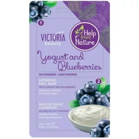   VICTORIA Arcmaszk –; HIDRATÁLÓ –; Áfonya &; Joghurt 2x7ml