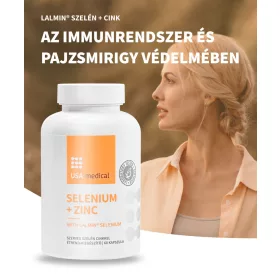 Usa medical Szerves Lalmin® szelén + cink 60 db