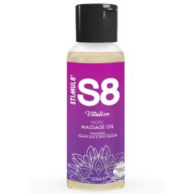 STIMUL8 S8 – frissítő lime masszázsolaj 125 ml