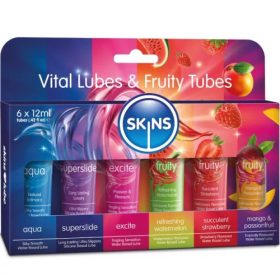 SKINS – Vital & Frissítő síkosító szett 6 x 12 ml