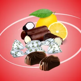 Chocofive Túró citrom izű szaloncukor 25 dkg
