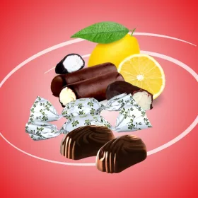 Chocofive Túró citrom izű szaloncukor 1 kg