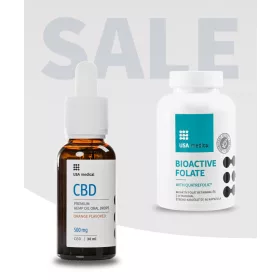 Usa medical CBD Olaj 500 mg + Bioaktív folát