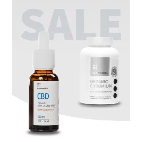 Usa medical CBD Olaj 500 mg + Króm ceyloni fahéjjal