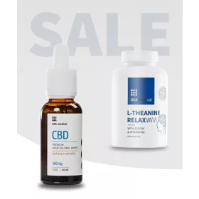 Usa medical CBD Olaj 500 mg + Relax AlphaWave®