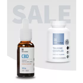 Usa medical CBD Olaj 500 mg + Taurin Komplex