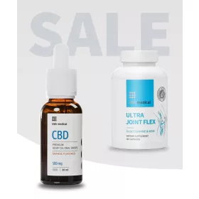 Usa medical CBD Olaj 500 mg + Ultra Joint Flex C-vitaminnal