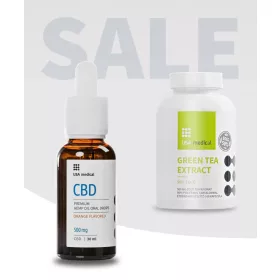 Usa medical CBD Olaj 500 mg + Zöld tea