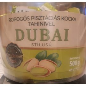  Ropogós pisztáciás kocka tahinivel (Dubai stilusú) belga tejcsokoládéban 500 g 