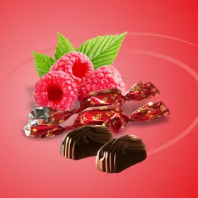 Chocofive málna izű krémes szaloncukor 5 kg 