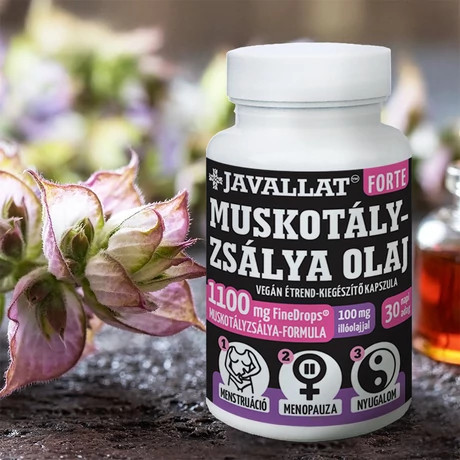 Javallat® Forte Muskotályzsálya olaj 60 db 
